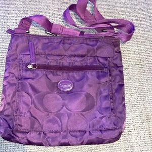 Coach Purple Crossbody